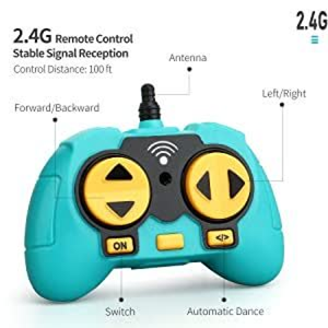 ماشین کنترلی چرخشی 360 درجه آبی Car 360 Degree Flip Remote Control Cars مقیاس 1:32_اسباب بازی